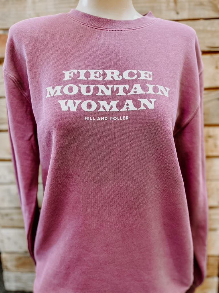 Fierce Mountain Woman Crewneck