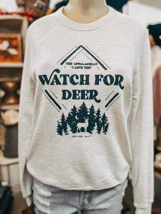 The Watch for Deer Crewneck