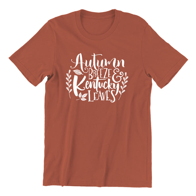 The Autumn Breeze and Kentucky Leaves Tee
