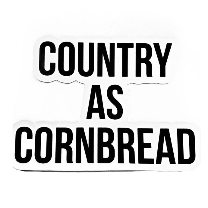 The Country as Cornbread Sticker