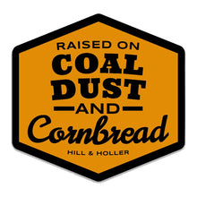 The Raised on Coal Dust and Cornbread Logo Sticker