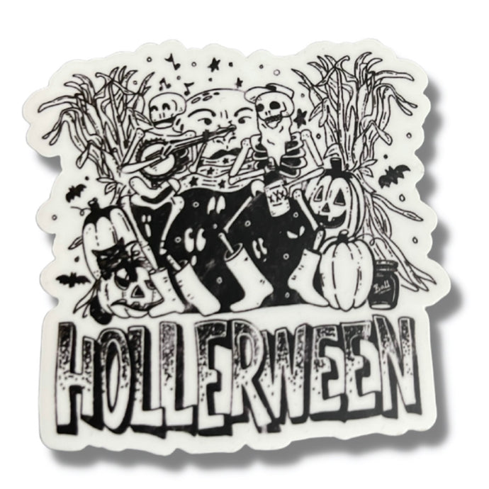 Hollerween Vinyl Decal Sticker - 3x3”