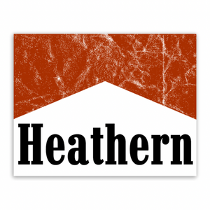 The Heathern Vinyl Sticker