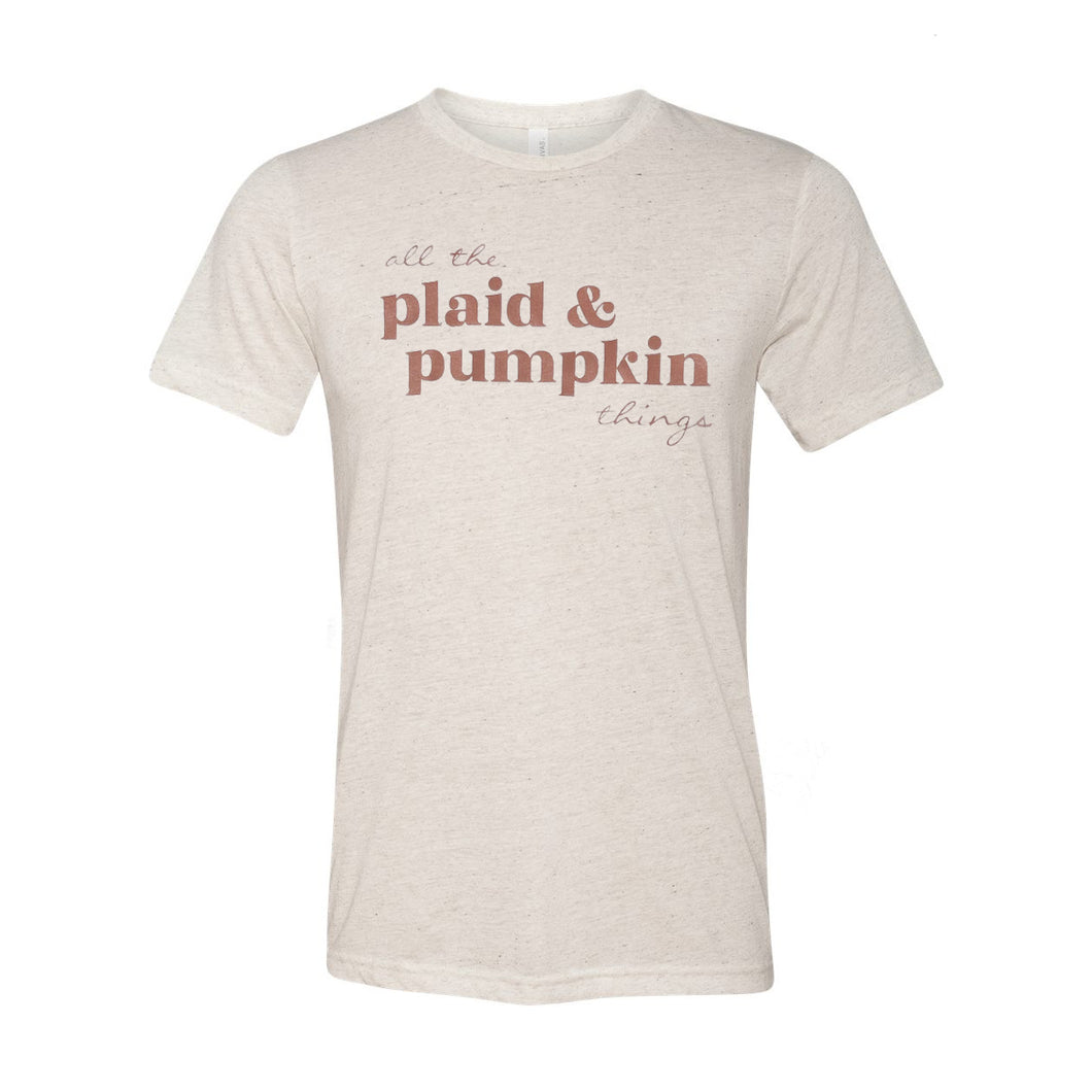 The Plaid and Pumpkin Tee