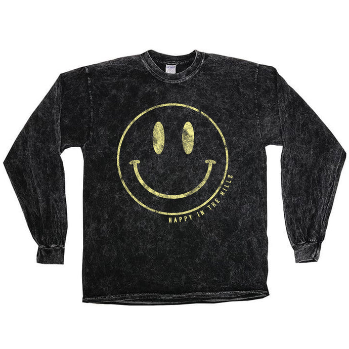 The Happy in the Hills Grunge Long Sleeve Tee