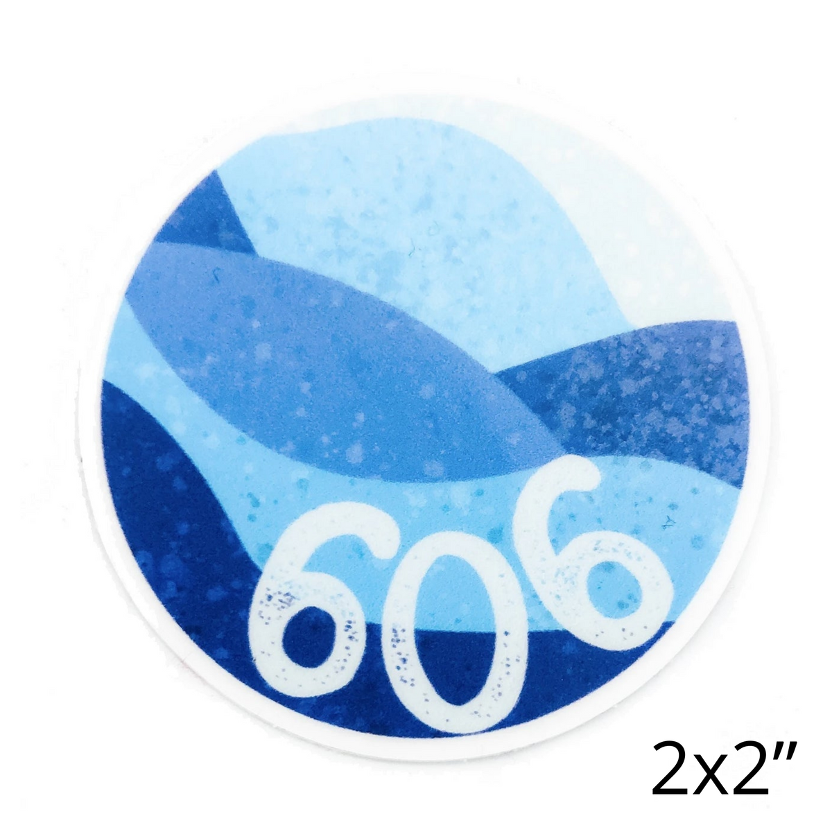 The 606 Sticker -2x2” – Hill & Holler, LLC